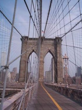 Photo: On the Brooklyn Bridge