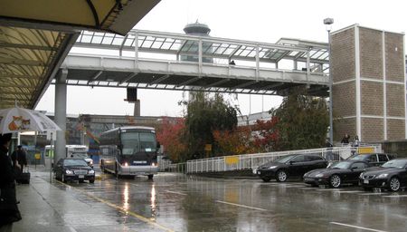 Airport Terminal under the rain